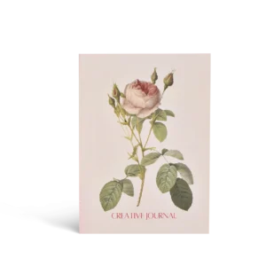 A5 Soft Journal – White Peony