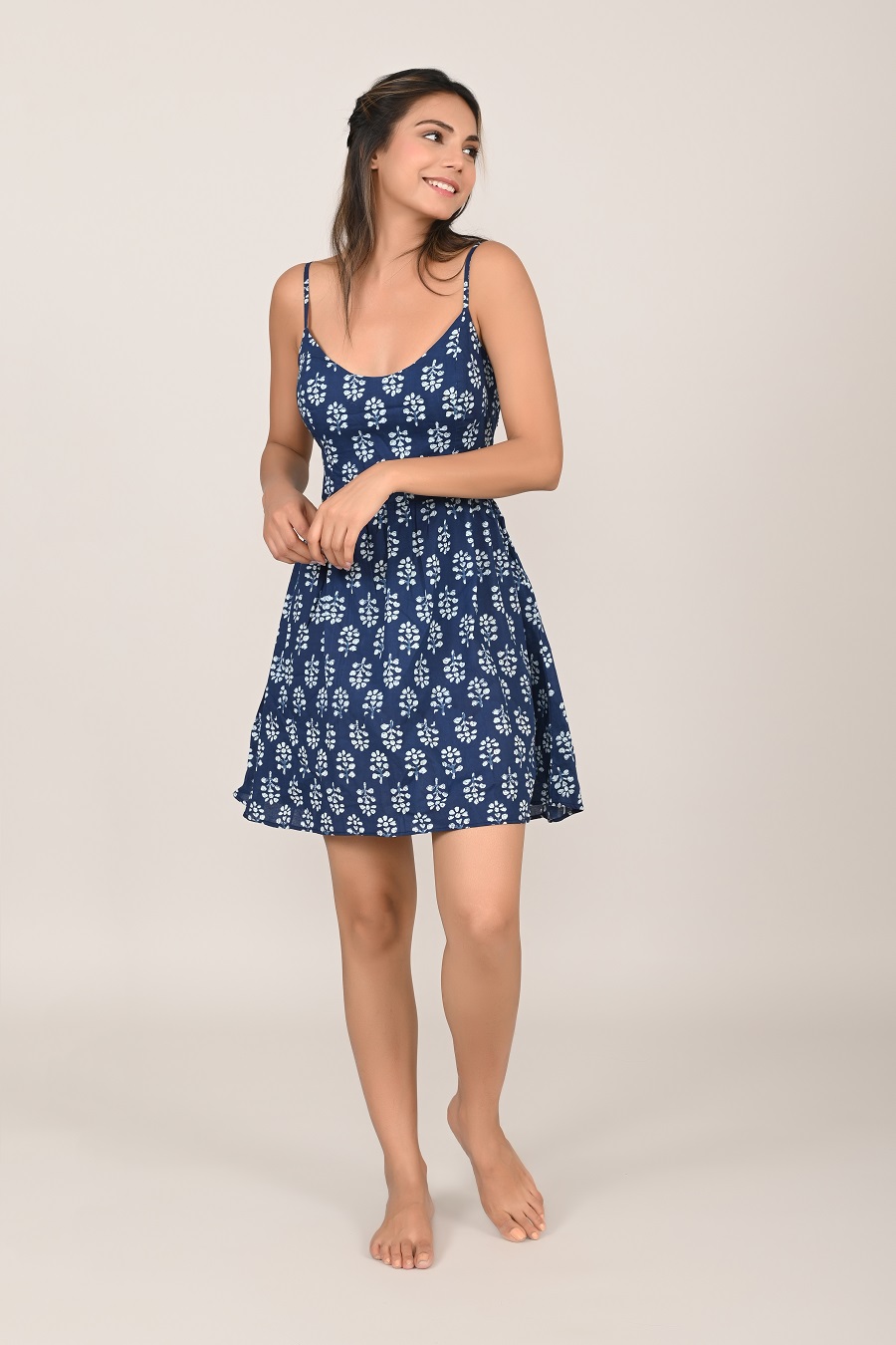 Ballerina Cotton Beach Backless Dress