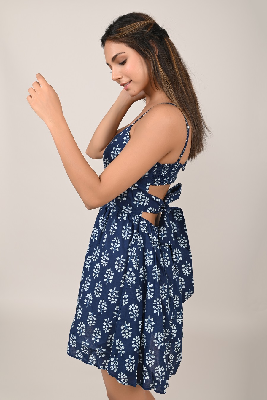 Ballerina Cotton Beach Backless Dress
