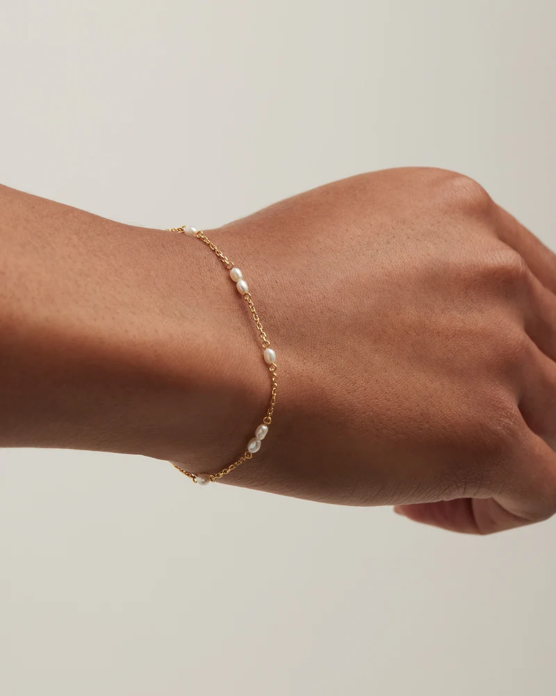 9k Solid Gold Figaro Chain Bracelet