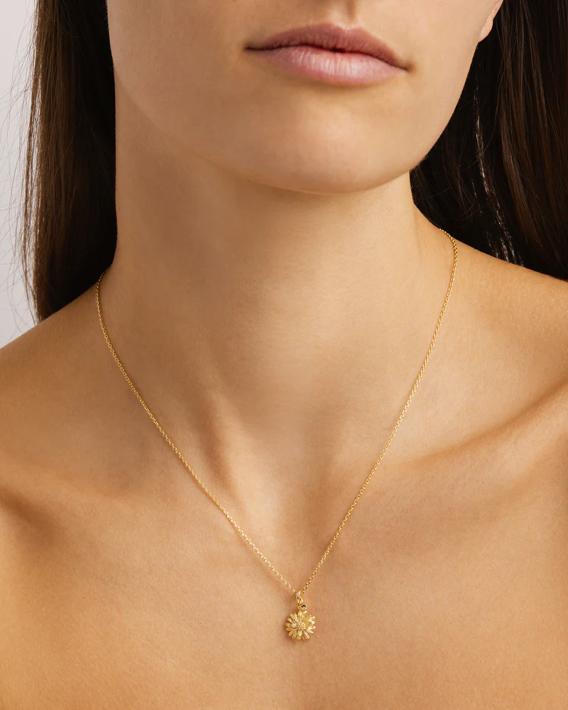 18k Gold Vermeil Crystal Dust Choker