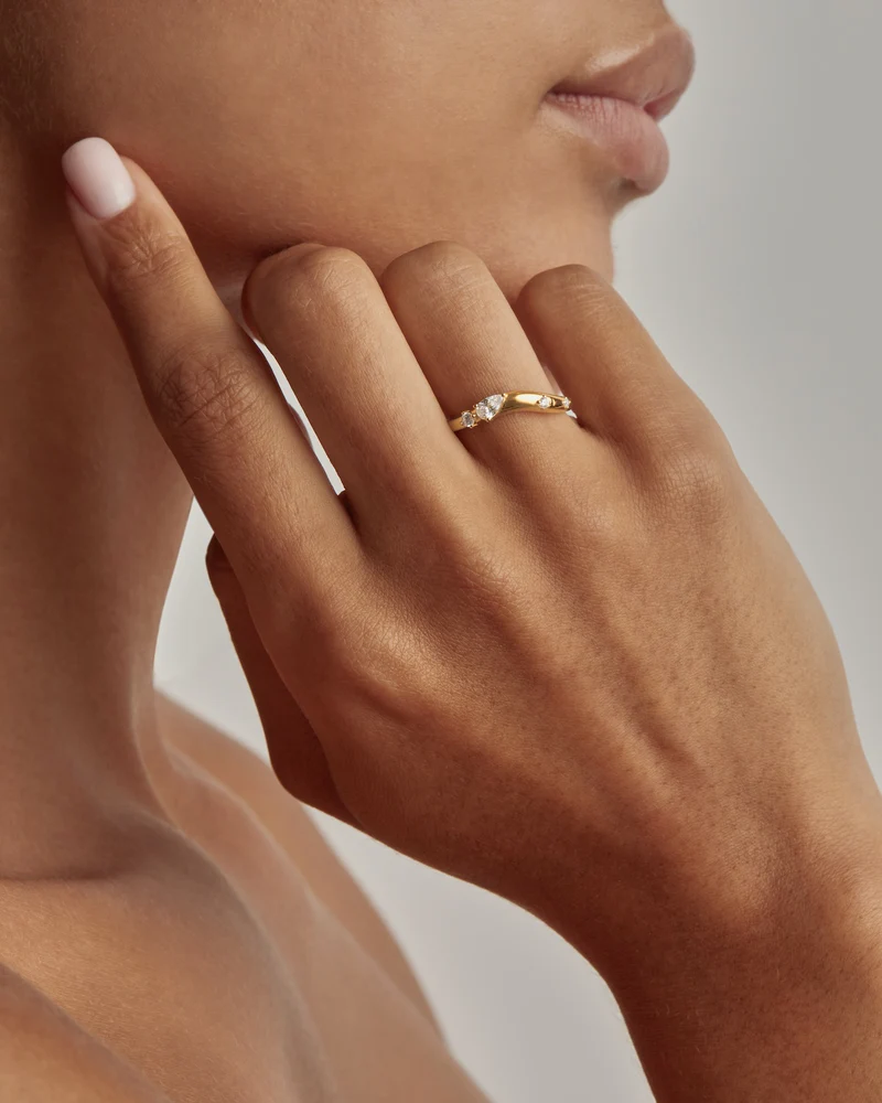 18k Gold Vermeil Endless Skies Ring